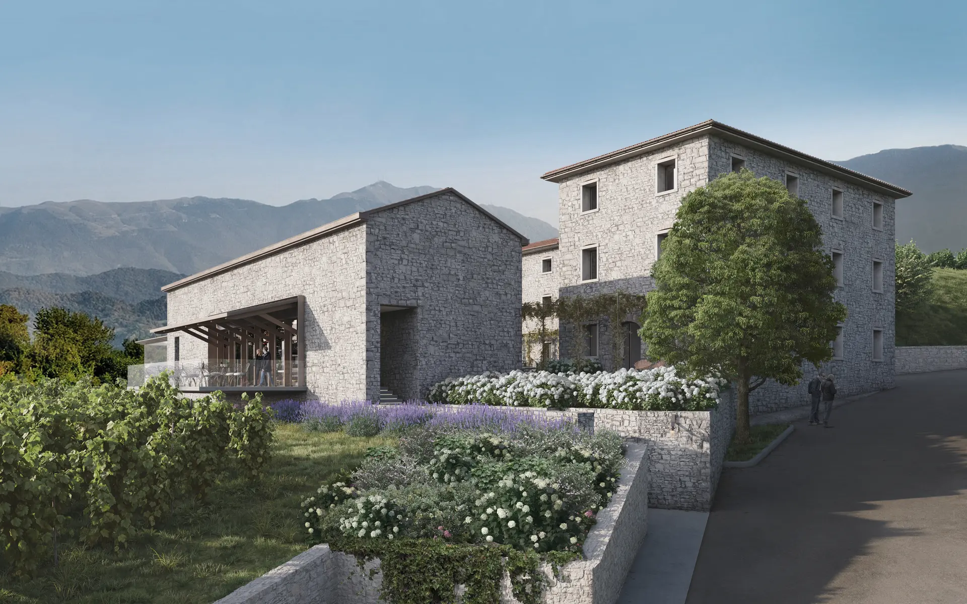 Relais Borgo Taurino complex view