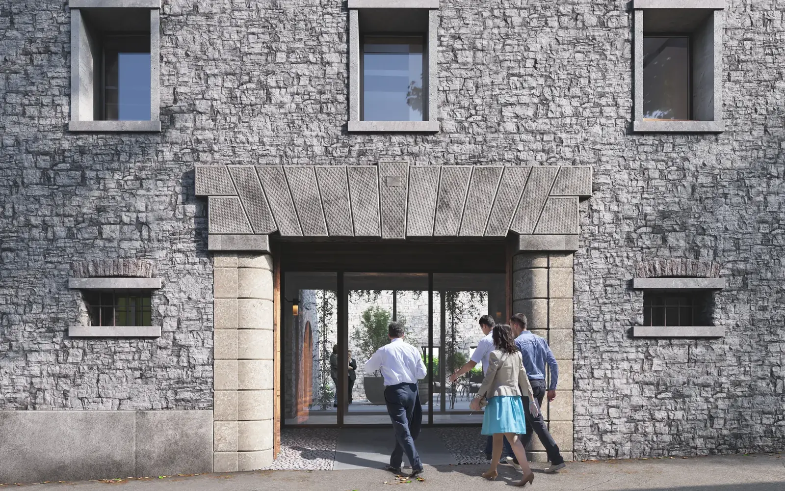 Borgo Taurino entrance facade